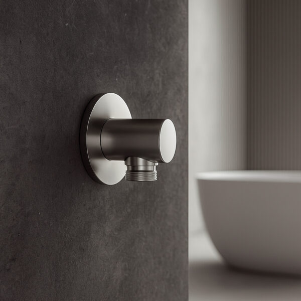 Wall Mount Connector for Flexible Bidet Shower Inox 316L Stainless Steel Corrosion-Resistant Finish for Indoor and Outdoor Use by SINED