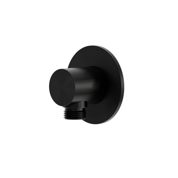 Flexible Black Wall Connection for Shower Handset