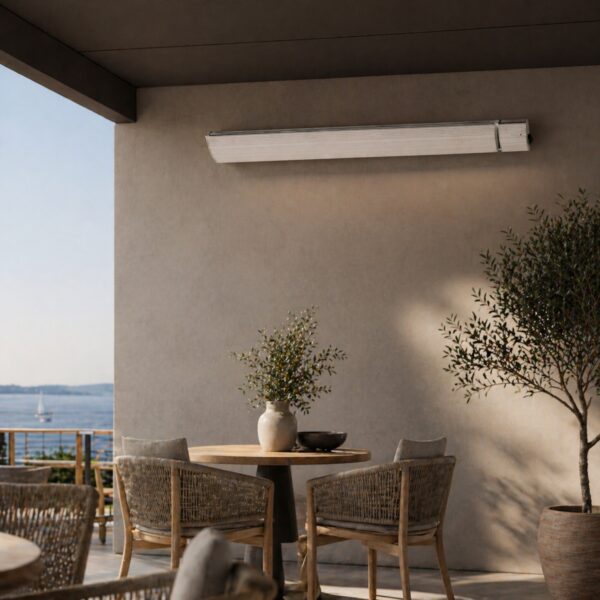 Sined White Heat 2400W Infrared Wall Radiator
