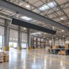 4000W Industrial Infrared Heater Black Aluminium 380V