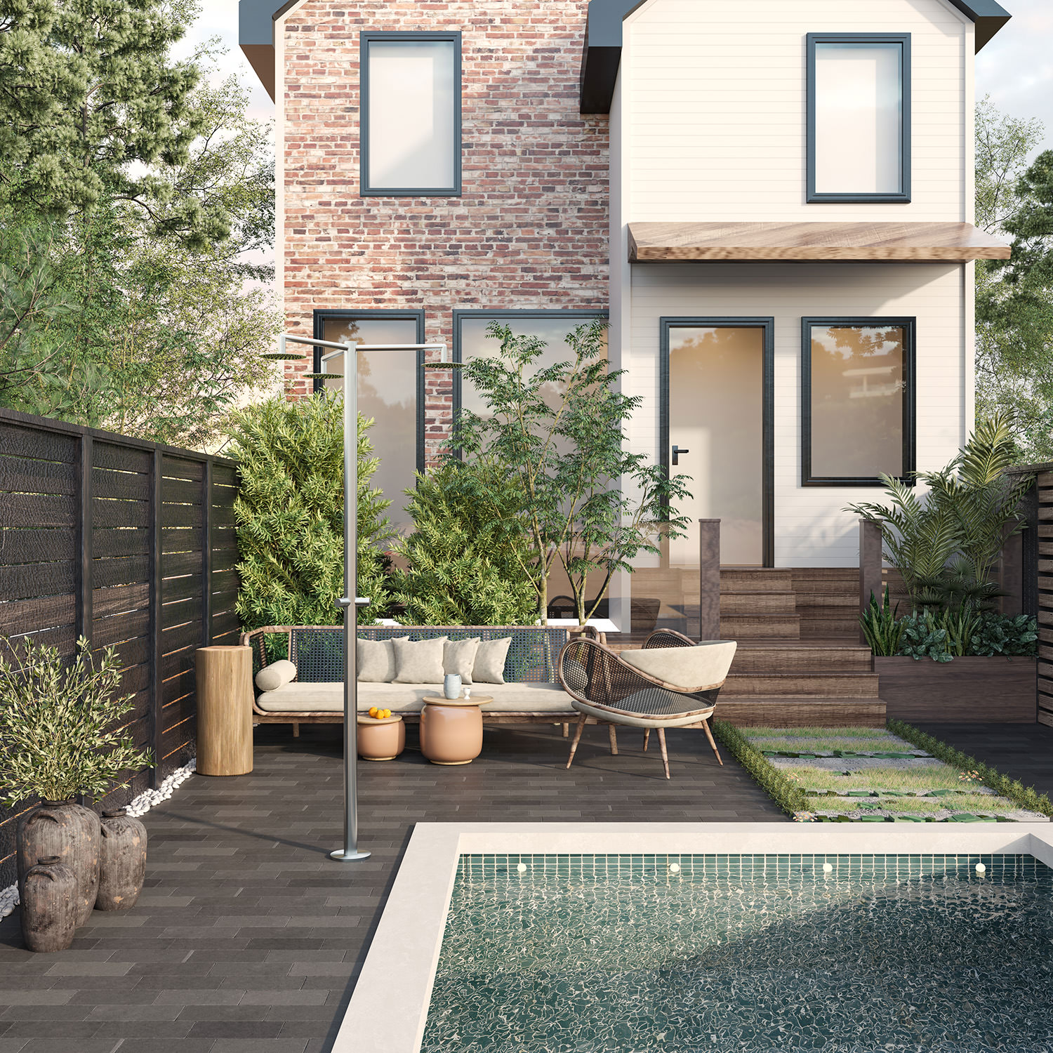 DOCCIA-INOX-CERBERO-3T-4 Pools