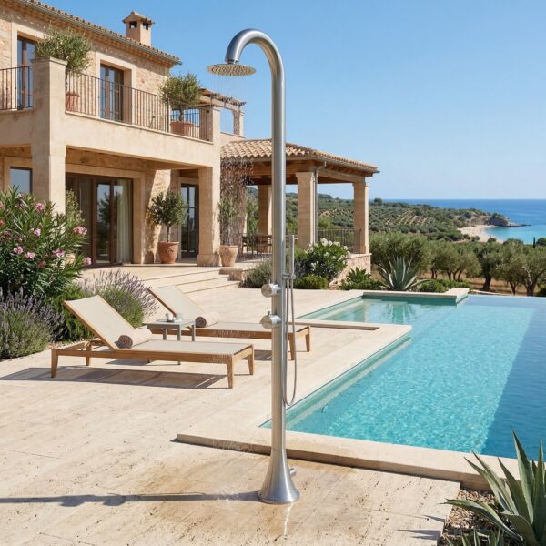 Nautical 316L Sined Stainless Steel Shower Luna