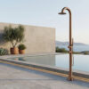 DOCCIA INOX LUNA D ORO ROSA Ambientata 100x100