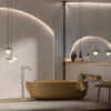 DOCCIA ORISTANO INOX Ambientata 100x100