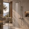 Wall-Mounted Shower in 316L Stainless Steel