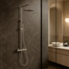 DOCCIA-PARETE-LEVANTE-INOX DOCCIA PARETE LEVANTE INOX Ambientata 100x100