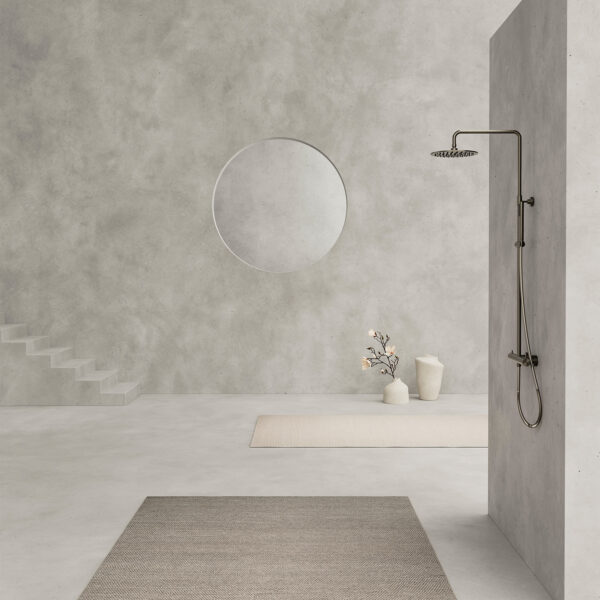 Thermostatic Wall-Mounted Shower Panel with 25cm Stainless Steel Showerhead