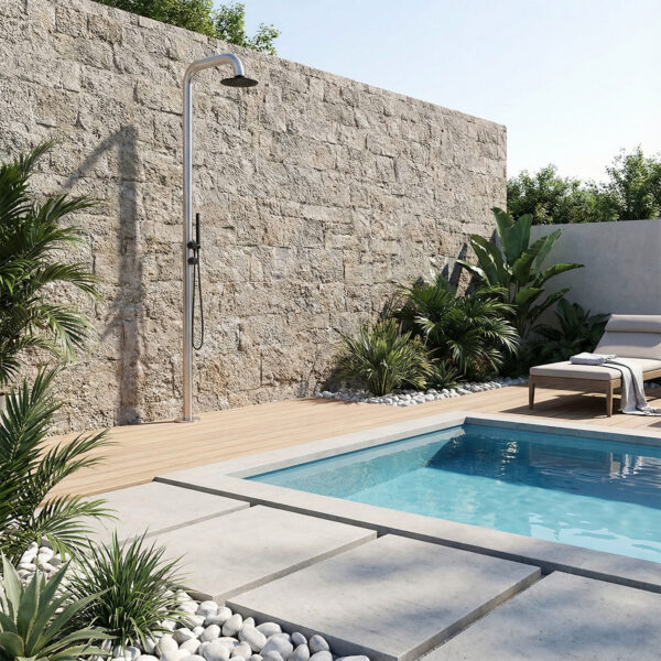 Outdoor Garden Shower with 25cm Diameter Showerhead