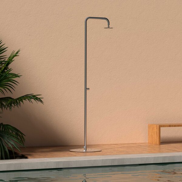 Sined Simius Satin Stainless Steel Shower