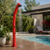DOCCIA SOLE XXL ROSSA Ambientata 100x100