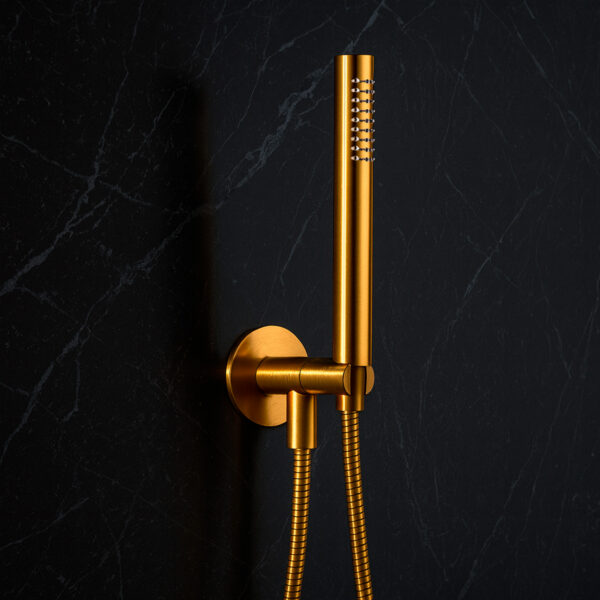 Gold 316L Stainless Steel Hand Shower with PVD Finish