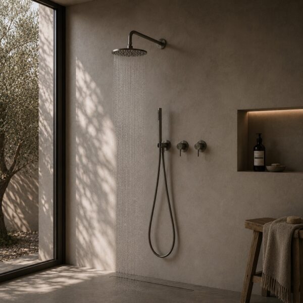25 cm Concealed Wall Shower Kit