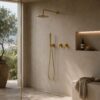 KIT-DOCCIA-PARETE-25-ORO KIT DOCCIA PARETE 25 ORO Ambientata 100x100