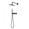 KIT DOCCIA PARETE ACQUA FREDDA 30 NERO 100x100