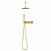 KIT DOCCIA SOFFITTO ACQUA FREDDA CORTO 25 ORO 100x100