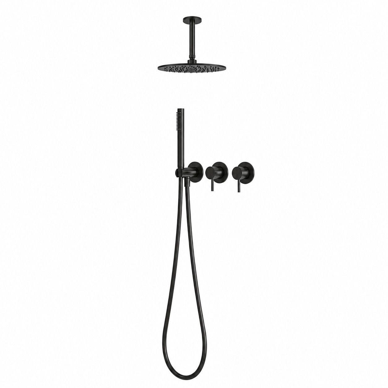 KIT-DOCCIA-SOFFITTO-CORTO-25-NERO KIT-DOCCIA-SOFFITTO-CORTO-25-NERO