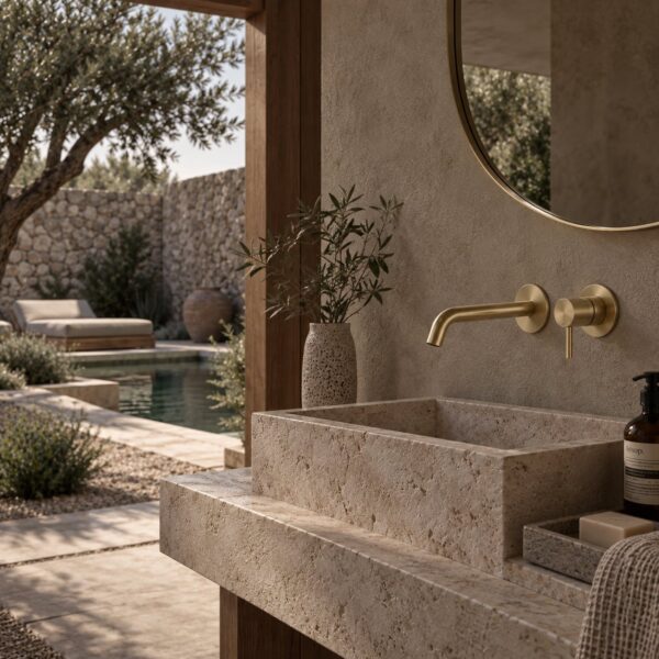 Wall-Mounted Washbasin Mixer and Spout Kit