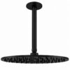 KIT SOFFITTO SOFFIONE LEVANTE LUNGO 30 NERO 100x100