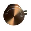 MANIGLIA INOX ORO ROSA 100x100
