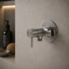 MISCELATORE MURO ATTACCO DOCCINO LEVANTE INOX Ambientata 1 100x100