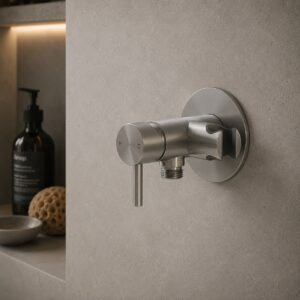 MISCELATORE-MURO-ATTACCO-DOCCINO-LEVANTE-INOX