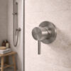 MISCELATORE MURO LEVANTE INOX Ambientata 100x100