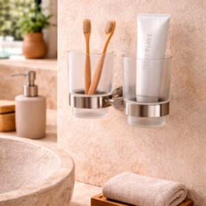PORTA-BICCHIERE-LEVANTE-DOPPIO-INOX