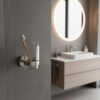 PORTA BICCHIERE LEVANTE SINGOLO INOX Ambientata 100x100