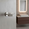 PORTA SAPONE LEVANTE INOX Ambientata 100x100