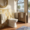 RUBINETTO BIDET LEVANTE ORO Ambientata 100x100