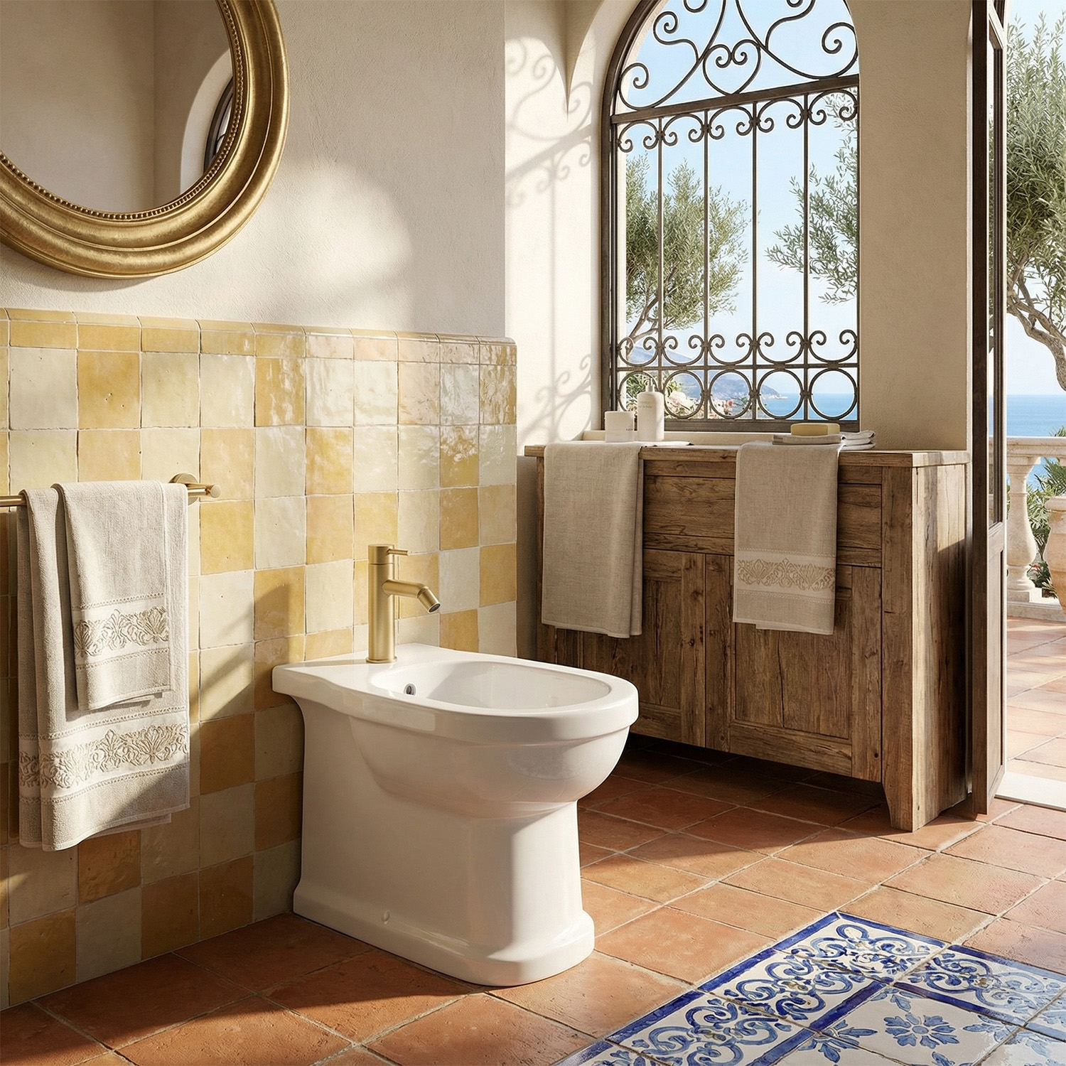 RUBINETTO-BIDET-LEVANTE-ORO-ambientata RUBINETTO-BIDET-LEVANTE-ORO