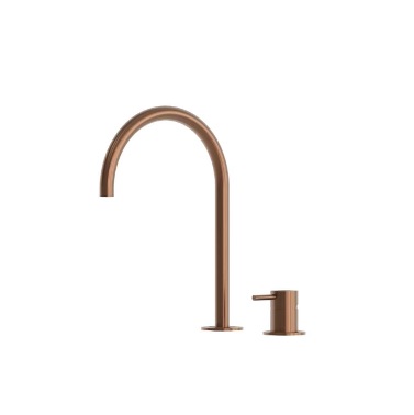 RUBINETTO-LAVABO-LEVANTE-2-FORI-ORO-ROSA