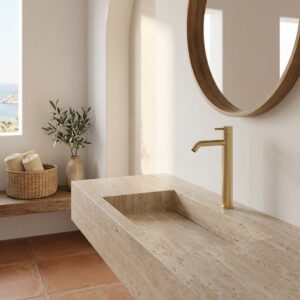 RUBINETTO-LAVABO-LEVANTE-ALTO-ORO
