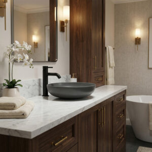 RUBINETTO-LAVABO-LEVANTE-BASSO-NERO