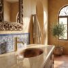RUBINETTO-LAVABO-LEVANTE-BASSO-ORO RUBINETTO LAVABO LEVANTE BASSO ORO Ambientata 100x100
