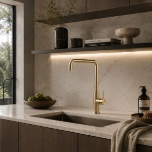 RUBINETTO-LAVELLO-LEVANTE-QUADRO-ORO