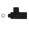 RUBINETTO PIEDI OTTONE NERO 100x100