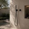 SET ACQUA FREDDA MURO LEVANTE NERO Ambientata 100x100