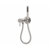 SET MISCELATORE ATTACCO DOCCINO INOX 100x100
