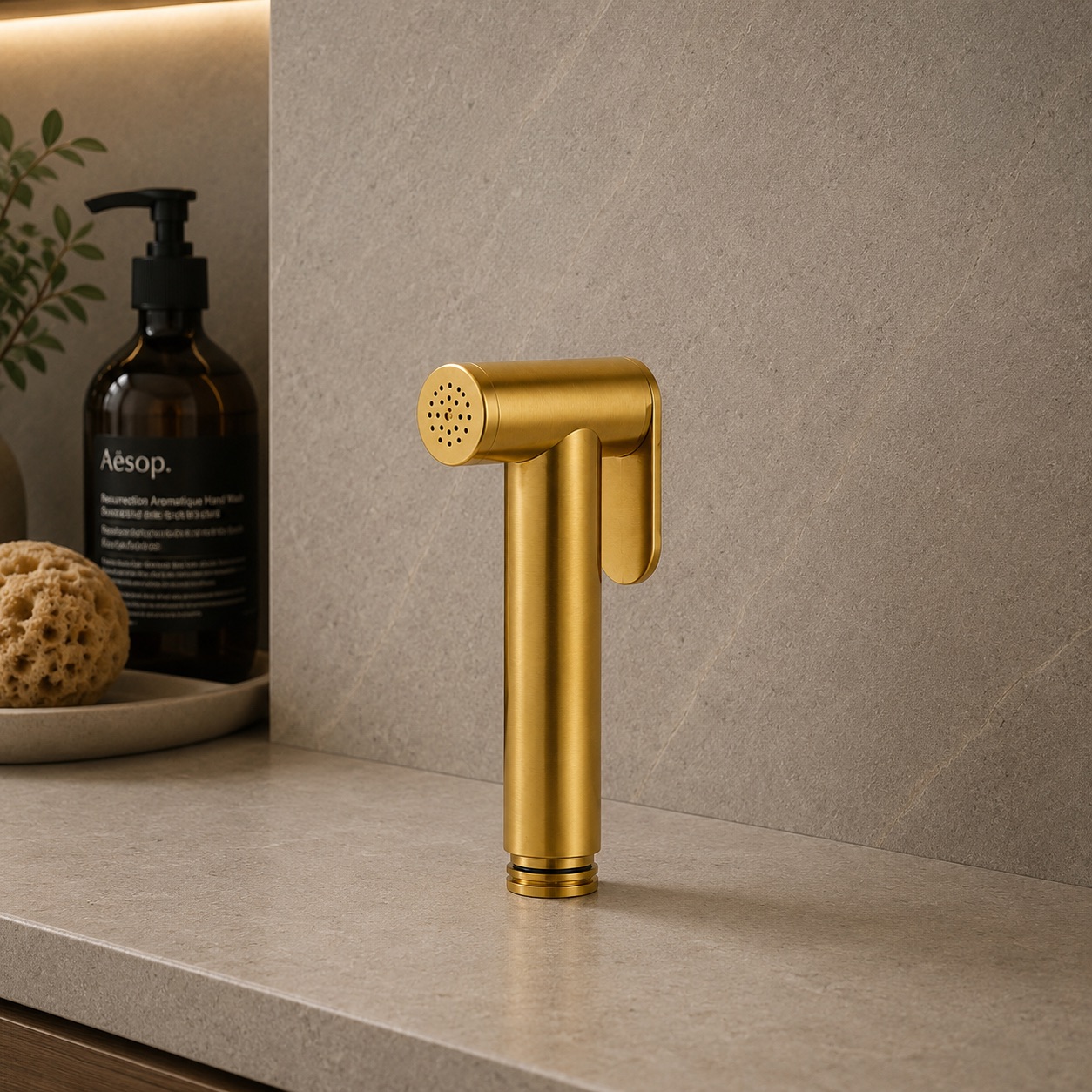 SHATTAF-BIDET-LEVANTE-ORO-ambientata SHATTAF-BIDET-LEVANTE-ORO