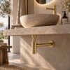 Gold PVD-Finished 316L Stainless Steel Basin Drain Siphon