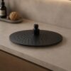 SOFFIONE LEVANTE 25 NERO PVD Ambientata 100x100