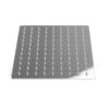 SOFFIONE QUADRO 15 CROMATO 100x100