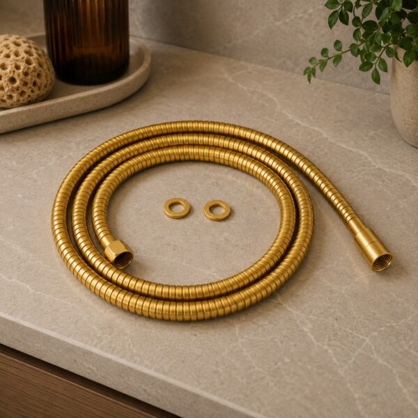Gold Flexible Shower Hose