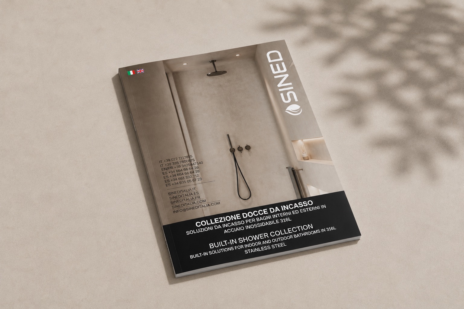 SINED Wall Showers publication